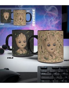 Lisensiert Marvel Groot Heat Change Kopp 300 ml