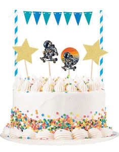 Kakedekorasjonssett  - Astronaut Party