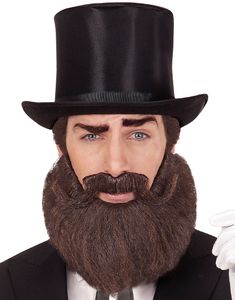 Brunt Skjegg og Snurrebart