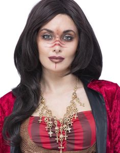 Gullfarget Smykke med Dødninghoder og Kors