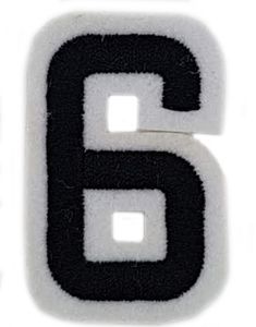 Tallet 6 - 5 cm Strykemerke