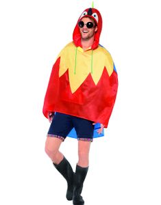 Festival / Regnponcho - Papegøye