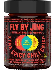 Fly By Jing Xtra Spicy Chili Crisp - Smakfull Chrunchy Ekstra Sterk Chilisaus 170 gram (USA)