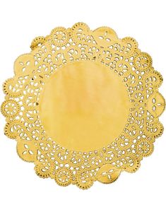 50 stk Gullfarget Luksuriøst Dekorerte Bordbrikker