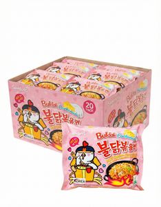 20 stk Samyang Buldak Hot Chicken Ramen Carbonara - Hel Eske 2,6 kg (Korea)