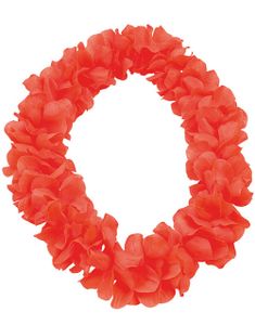 Fluffy Orange Hawaii-Krans