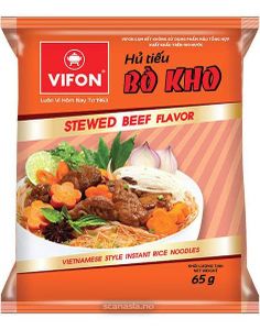 DATOVARE - Vifon Bò Kho - Vietnamese Style Instant Rice Noodle Stewed Beef Flavour 65 gram (Vietnam) (31.03.2026)