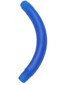 Banan Blå - 1,6 mm tykk x 8 mm lang Bioplast Stang