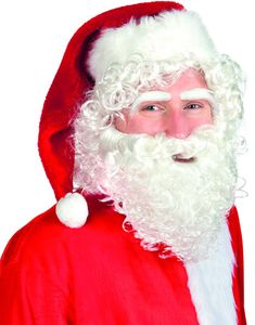 Hvitt Nisseskjegg, Parykk og Øyenbryn