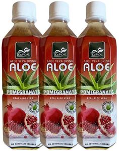 20 stk Tropical Aloe Vera Granateple Leskedrikk 500 ml - Hel Eske