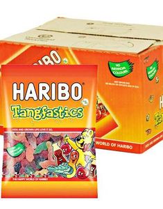 100 stk Haribo Tangfastics minis av 16 gram – Hel Eske
