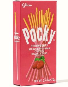 Pocky Strawberry - Kjekspinner med Jordbærsmak 45 gram