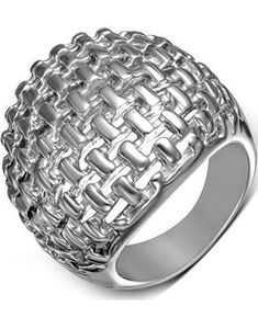 Weave Dome - Sølvfarget Stålring