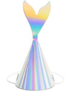 6 stk Iriserende Partyhatter - Fortryllende Havfrue