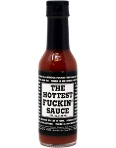 The Hottest Fuckin' Sauce - Kjempesterk Saus med Habanero og Ghost Pepper 148 ml