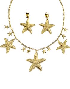 Havfrue Smykkesett med Sjøstjerner