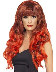 Siren On Fire - Rød Parykk