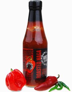 Roasted Naga Deadly Hot Chilli Ketchup - Kjempesterk Ketchup med Ghost Pepper 400 gram
