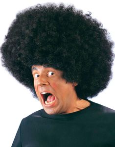 Overdimensjonert Afroparykk - Svart 