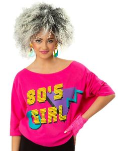 "80s Girl" Batwing T-Skjorte til Dame