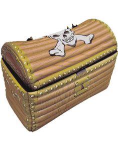 Oppblåsbar Skattekiste 64x46x33 cm