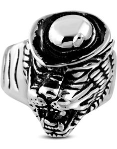 Pimped Tiger - Ring i Kirurgisk Stål