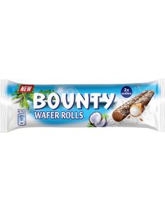 Bounty Wafer Rolls - Bountystenger med Kokosnøttkrem 22,5 gram