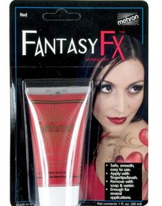 Red Fantasy F-X Makeup - 30 ml Vannbasert Mehron Ansikt og Kropssminke