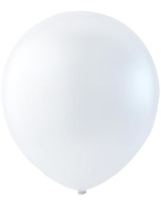 10 stk 27 cm - Hvite Ballonger