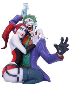 The Joker og Harley Quinn Stor Byste 37,5 cm