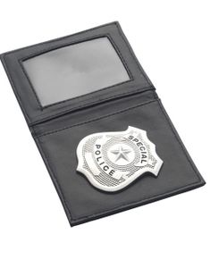 Svart Lommebok med Politiskilt