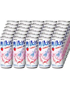 30 stk Milkis Strawberry and Milk Flavour - Brus med Jordbær- og Melkesmak - Helt Brett 30x250 ml (Korea)