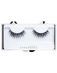 Løsvipper med Stener - Svarte Løsvipper med Lim