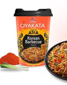 Aj Oyakata Korean Barbecue Flavour Noodle Cup 93 gram