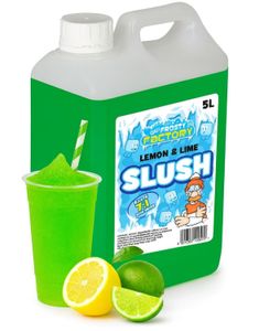 Lemon and Lime Slush-Konsentrat - 40 liter Ferdig Slush - Crazy Factory