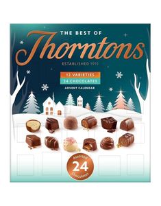 DATOVARE - Stor The Best of Thorntons Luksuriøs-Sjokolade Adventskalender 253 gram (27.02.2026)