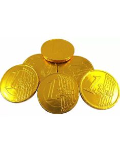 120 stk Sjokolademynter med Motiv av EuroMynt