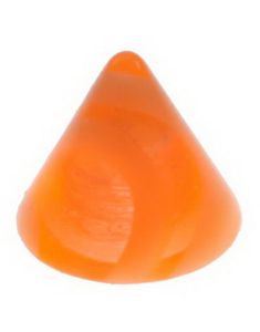 Marble Spike - Orange Akrylkule - 3 mm kule til 1,2 mm stang