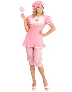 Rosa Voksen Babykostyme til Dame