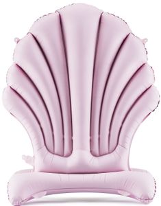 Stor Rosa Havfrue Skjell Folieballong 96x80 cm