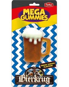 Mega Gummies German Beer - Vingummi Ølglass med Fersk Sitronsmak 120 gram