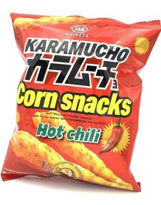 Karamucho Corn Snacks Hot Chilli 65 gram (Japan)