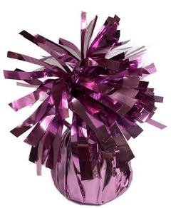 Ballongvekt i Folie med Festering - Lys Rosa