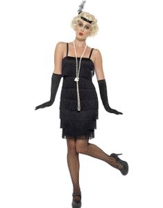 Daisy The Gatsby Flapper Damekostyme - Svart