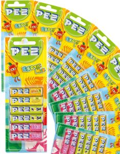 18 x 6 stk Pez Exotic Mix Refills - Hel Eske 918 gram