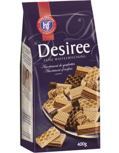 Desiree - Blanding av Vaffelkjeks med Kremfyll og Sjokolade 400 gram