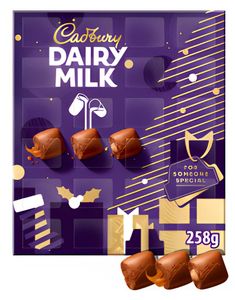 DATOVARE - Stor Cadbury Dairy Milk Adventskalender 258 gram (31.03.2026)