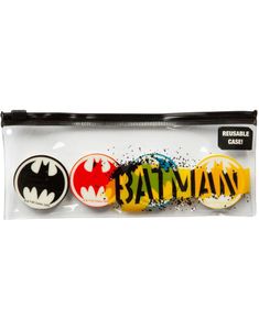 4 stk Batman Viskelær med Penal