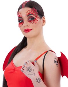 Deluxe Djevel Sett Ansiktsstener/Sminkesett