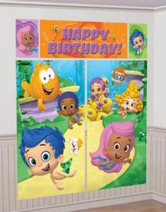 Bubble Guppies Bursdag Scene Setter 165 cm x 190 cm